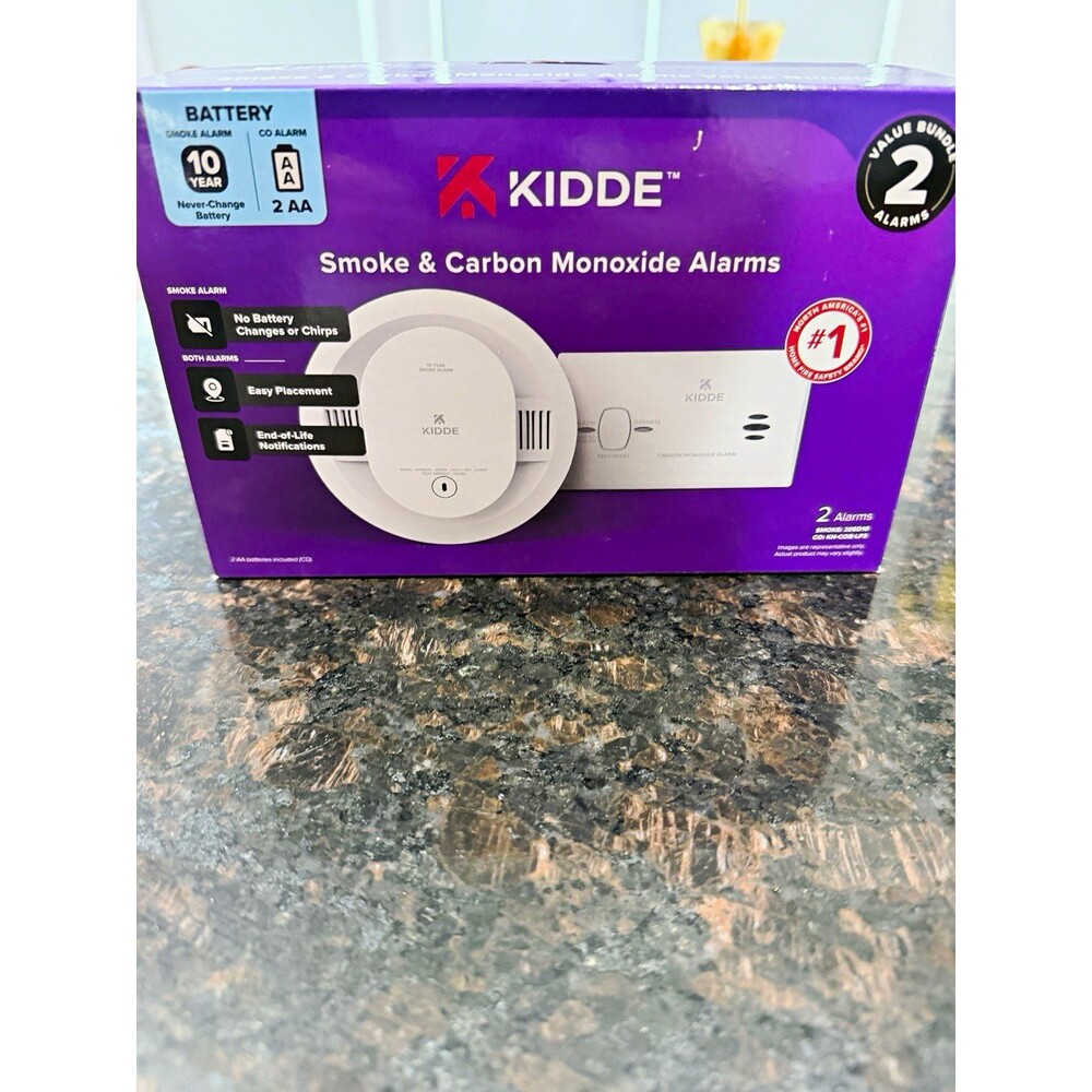 Kidde Smoke/CO Detector, EOL Alerts, 2-Pack, White 21030730